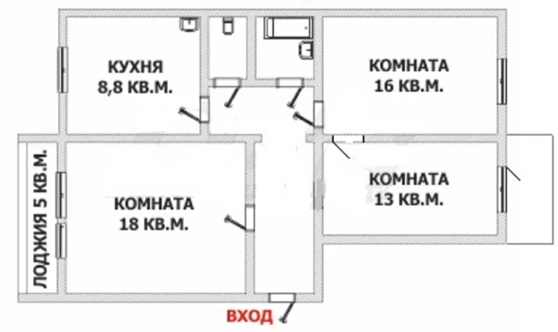 Квартира в Центре ул.Сатпаева 2